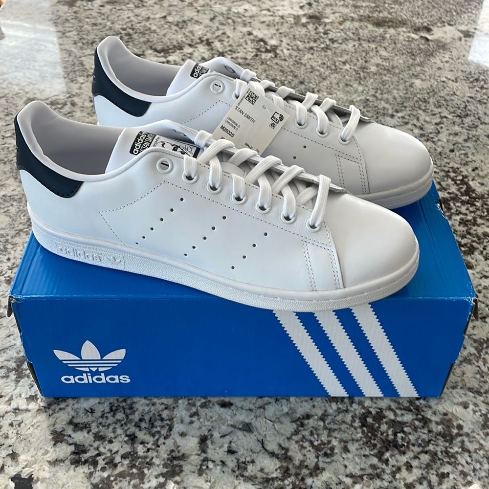 Adidas, Stan Smith tennis shoes. White color, size 8.